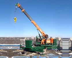 Roof Mounted Cranes from 1 ton to 20 ton capacity to 1000 feet